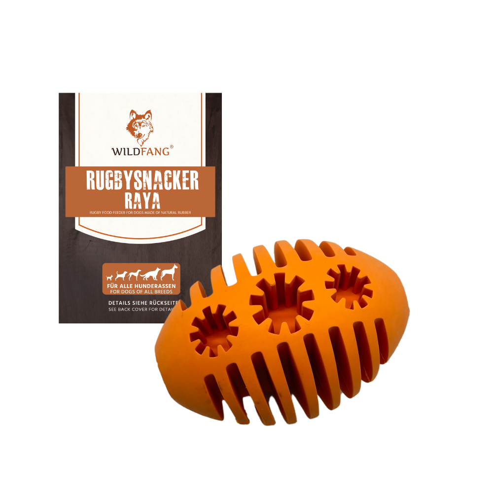 Kauspielzeug Rugbysnacker "Raya" - 100% Naturkautschuk-Wildfang-